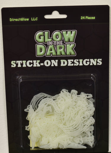 24 Piece Glow in the Dark Dinosaurs Wall Ceiling Decor